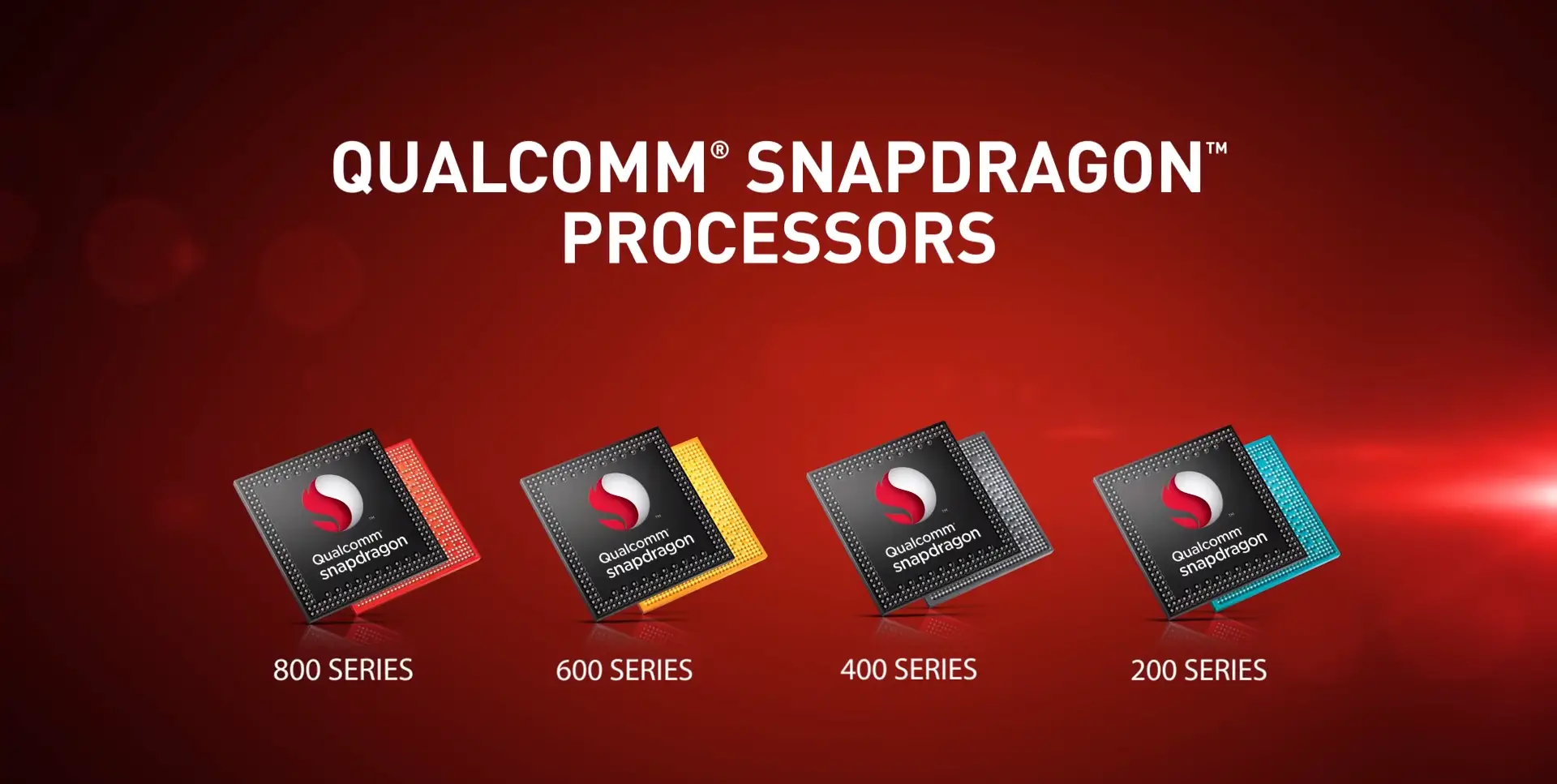 Qualcomm Snapdragon 200,400,600 and 800