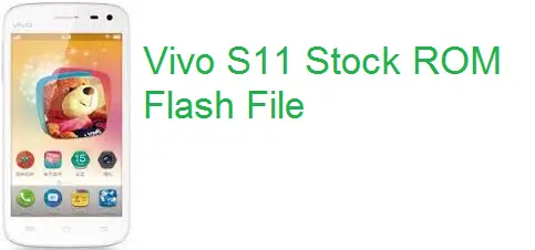 Flash Stock Rom on Vivo S11