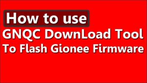 flash Qualcomm Smart device using GNQC download tool