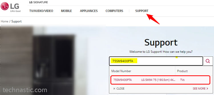 LG TV firmware update