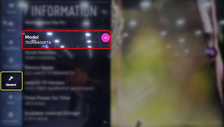 LG TV firmware update