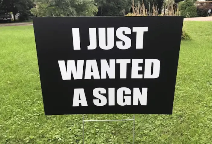 What you need to know before buying a yard sign: