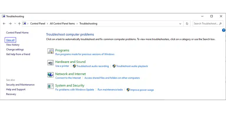 troubleshooters; Repair a Corrupted Windows 10 Installation
