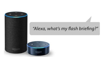 Amazon Echo Flash Briefing