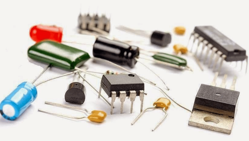 What are the essential electronic parts?